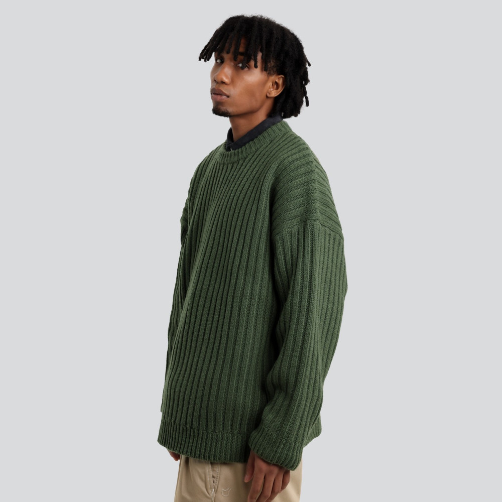 〖本日限定価格〗Random Rib Knit Ensemble COLOR BLOCK RANDOM RIB KNIT — aulaaila